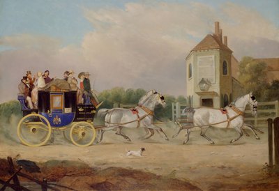 Stourbridge do Birmingham Royal Mail Coach, 1842. od W. J. Pringle