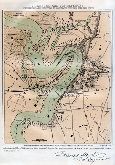 Vicksburg, Mississippi a jeho obrana, 1862-1867. od W Kemble