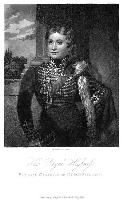 Princ George z Cumberlandu, 1831 od W. Nicholas
