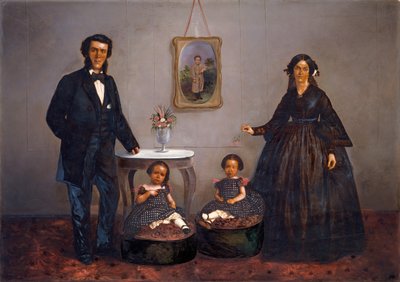 Rodinný portrét, ca. 1855 od W. Penny