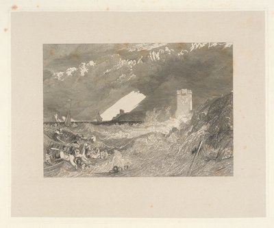 Vstup do Fowey Harbour, Cornwall od W. R. Smith