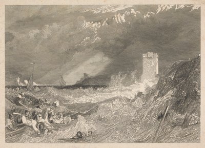 Vstup do Fowey Harbour, Cornwall od W. R. Smith
