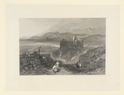 Hrad Harlech, Severní Wales od W. R. Smith