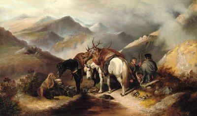 Sledování na Vysočině, 1871 od W. W. Morris