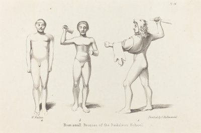 Daedalské figurky z bronzů od W. Walton after John Flaxman