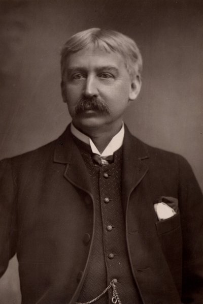 ""(Francis) Bret Harte (1836-1902) yhdysvaltalainen toimittaja ja tarinankirjoittaja (woodburytype) od W. and D. (after) Downey