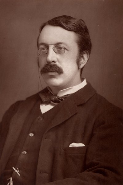 ""Charles Villiers Stanford (1852-1924) irský skladatel a hudební pedagog, narozený v Dublinu. (woodburytype) od W. and D. (after) Downey