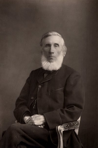 ""John Tyndall (1820-1893) irlantilaissyntyinen brittiläinen fyysikko. (woodburytyyppi) od W. and D. (after) Downey
