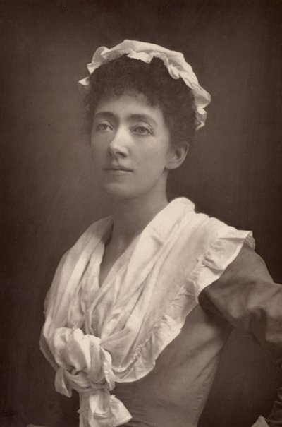 ""Marion Terry (1852-1930) anglická herečka a sestra Ellen Terry a Fred Terry (woodburytype) od W. and D. (after) Downey