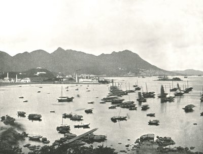 East Point ukazuje Victoria Hills, Hong Kong, 1895. od W and S Ltd