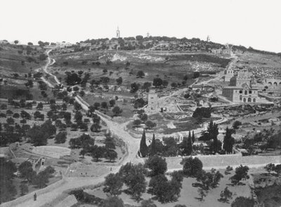 Olivová hora, Jeruzalém, Palestina, 1895. od W and S Ltd