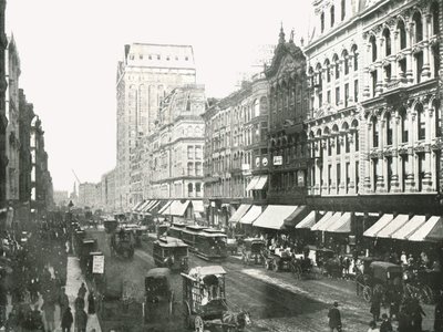 State Street, Chicago, USA, 1895. od W and S Ltd