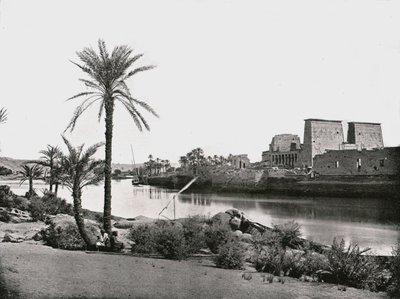 Chrám Isis, Philae, Egypt, 1895. od W and S Ltd
