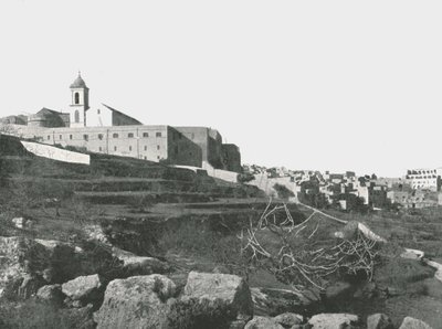 Kostel Narození Páně, Betlém, Palestina, 1895. od W and S Ltd