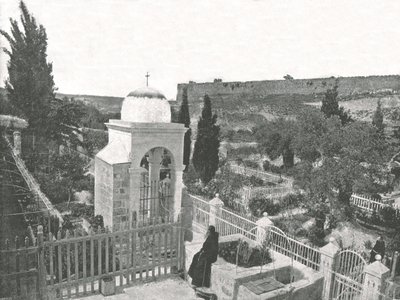 Getsemanská zahrada, Jeruzalém, Palestina, 1895. od W and S Ltd