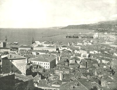 Město a přístav, Terst, Itálie, 1895. od W and S Ltd