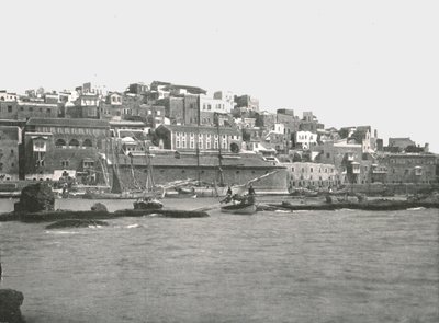 Pohled z moře, Jaffa, Palestina, 1895. od W and S Ltd