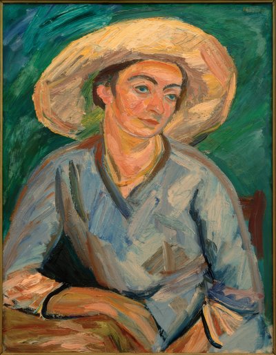 Žena s kloboukem (Oda Rösler) od Waldemar Rosler