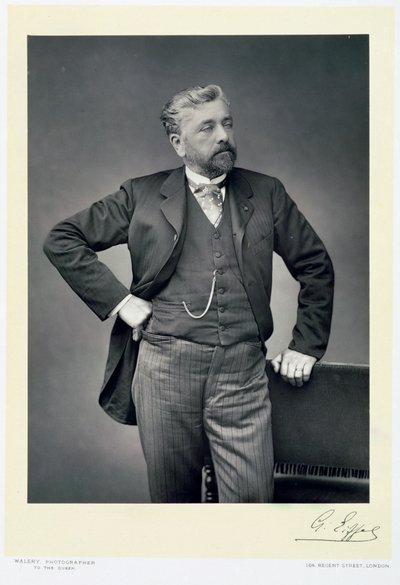 Alexandre Gustave Eiffel, francouzský inženýr, konec 19. století od Walery