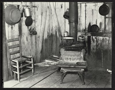 Alabama Nájemce Farmářská kuchyně poblíž Moundville od Walker Evans