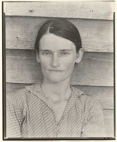 Allie Mae Burroughsová, manželka pachtýře bavlny, Hale County, Alabama od Walker Evans