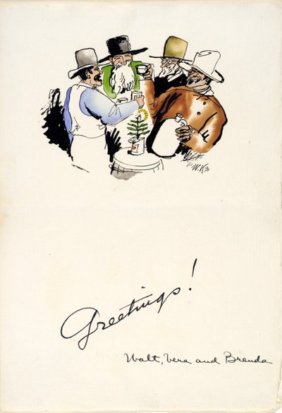 Vánoční pozdravy 1931 od Walt Kuhn