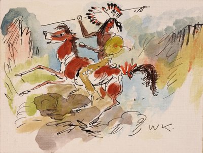 Indianer zu Pferd od Walt Kuhn