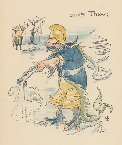 Ilustrace k filmu Legendy pro Lionela od Waltera Cranea (barevná litografie) od Walter (after) Crane