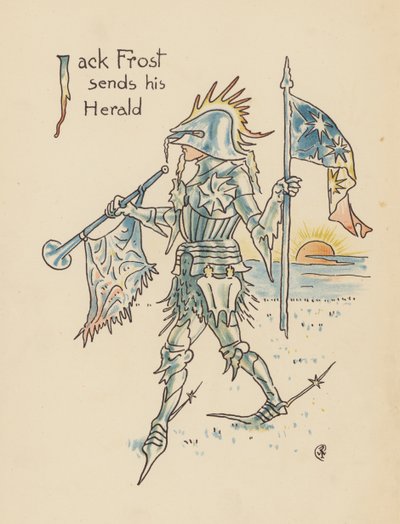 Ilustrace k filmu Legendy pro Lionela od Waltera Cranea (barevná litografie) od Walter (after) Crane