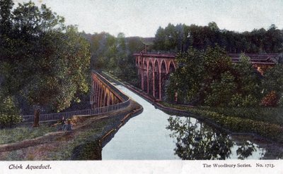 Akvadukt Chirk, Chirk, Wrexham, Wales, 1905. od Walter Bentley Woodbury