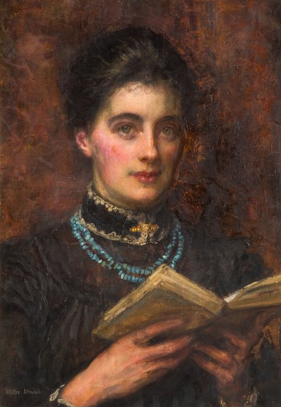 Portrét umělcovy manželky, 1895-1910. od Walter Chamberlain Urwick