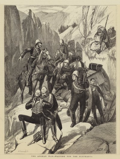 Afghánská válka, čekání na slony od Walter Charles Horsley