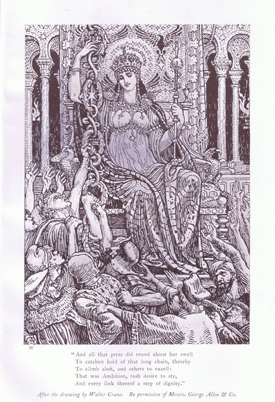 A všechen ten tisk kolem jejího nafouknutí, 20. léta minulého století od Walter Crane