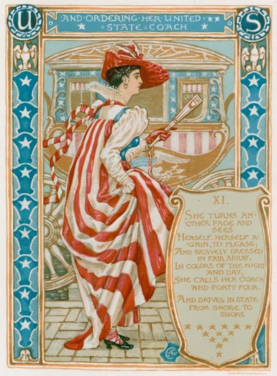 A objednává její United State Coach od Walter Crane