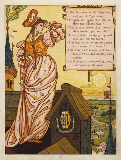 Modrovous (barva lito) od Walter Crane