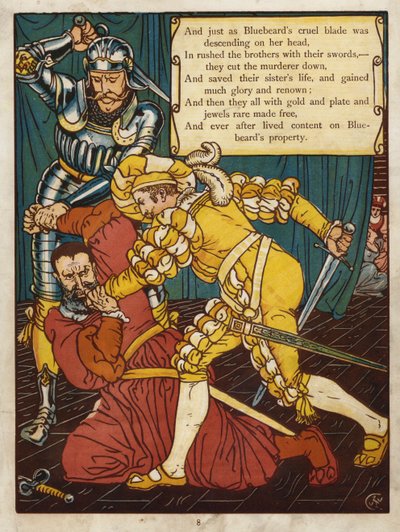 Modrovous (barva lito) od Walter Crane