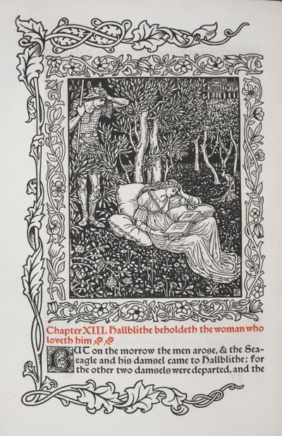 Kapitola XIII. Hallblithe vidí ženu, která ho miluje. od Walter Crane
