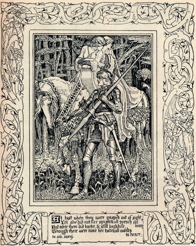 Faerie Queene, c1900 od Walter Crane