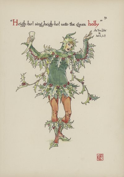 Květiny ze Shakespearovy zahrady od Walter Crane