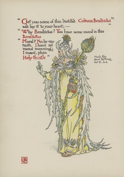 Květiny ze Shakespearovy zahrady od Walter Crane