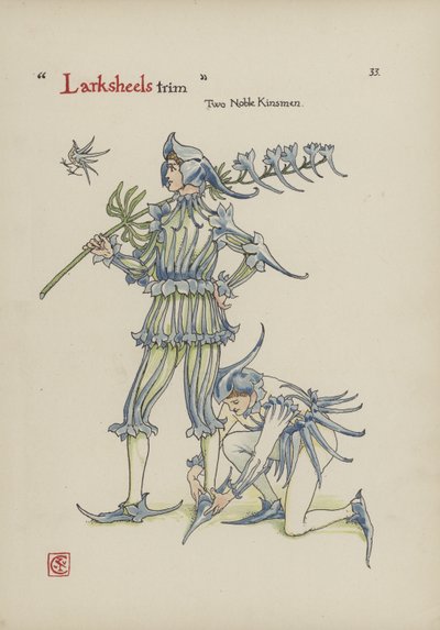 Květiny ze Shakespearovy zahrady od Walter Crane