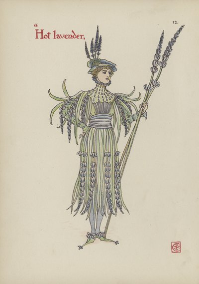 Květiny ze Shakespearovy zahrady od Walter Crane