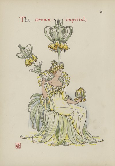 Květiny ze Shakespearovy zahrady od Walter Crane