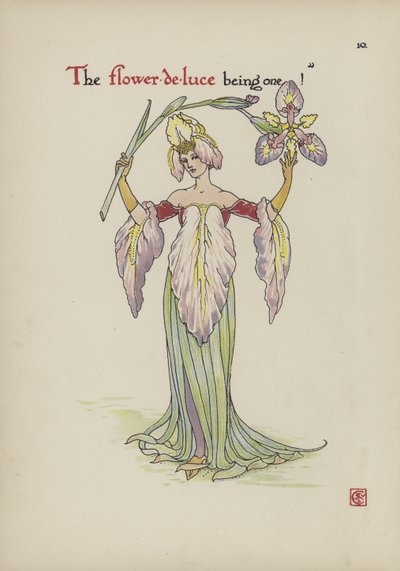 Květiny ze Shakespearovy zahrady od Walter Crane