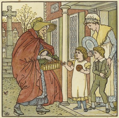 Buchty s horkým křížem od Walter Crane