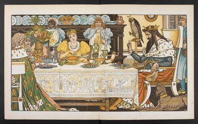 Ilustrace pro žabího prince. od Walter Crane