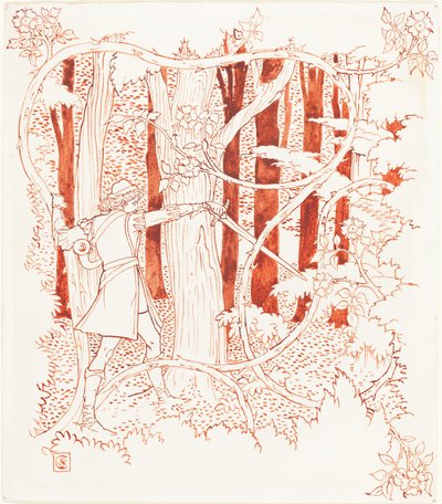 Okouzlující princ v lese od Walter Crane