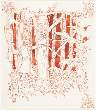 Prinz Charming im Wald od Walter Crane