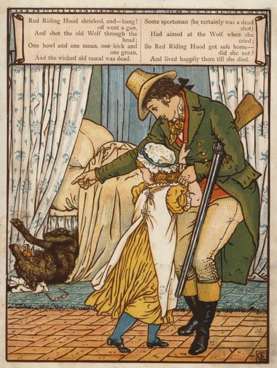 Červená karkulka (barva lito) od Walter Crane