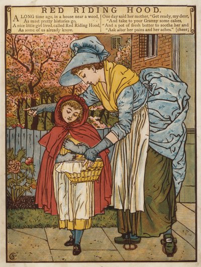 Červená karkulka (barva lito) od Walter Crane